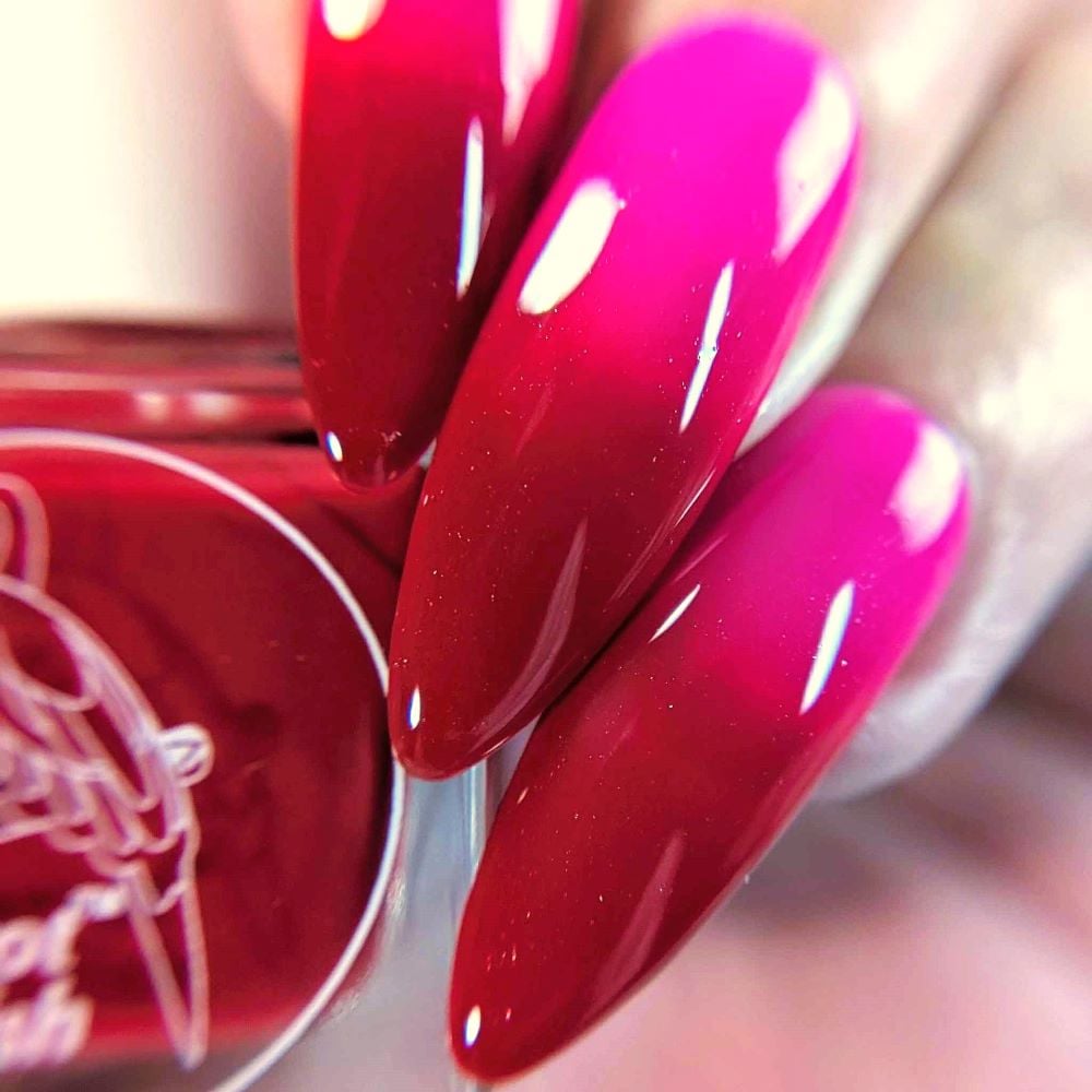 Parrot Polish Cherry Blast Thermal Nail Polish Cherry/Fuchsia