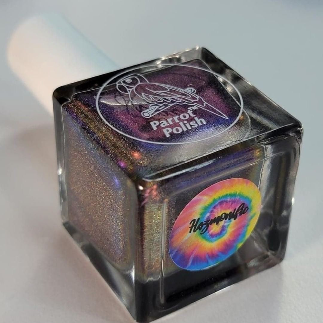Parrot Polish Hazmonific Holographic Ultrachrome Nail Polish - Purple/Pink