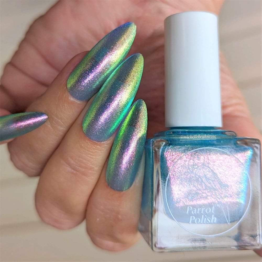 Parrot Polish "The Baby Mermaid Collection" 8 Nail Polishes Multichrome of every color