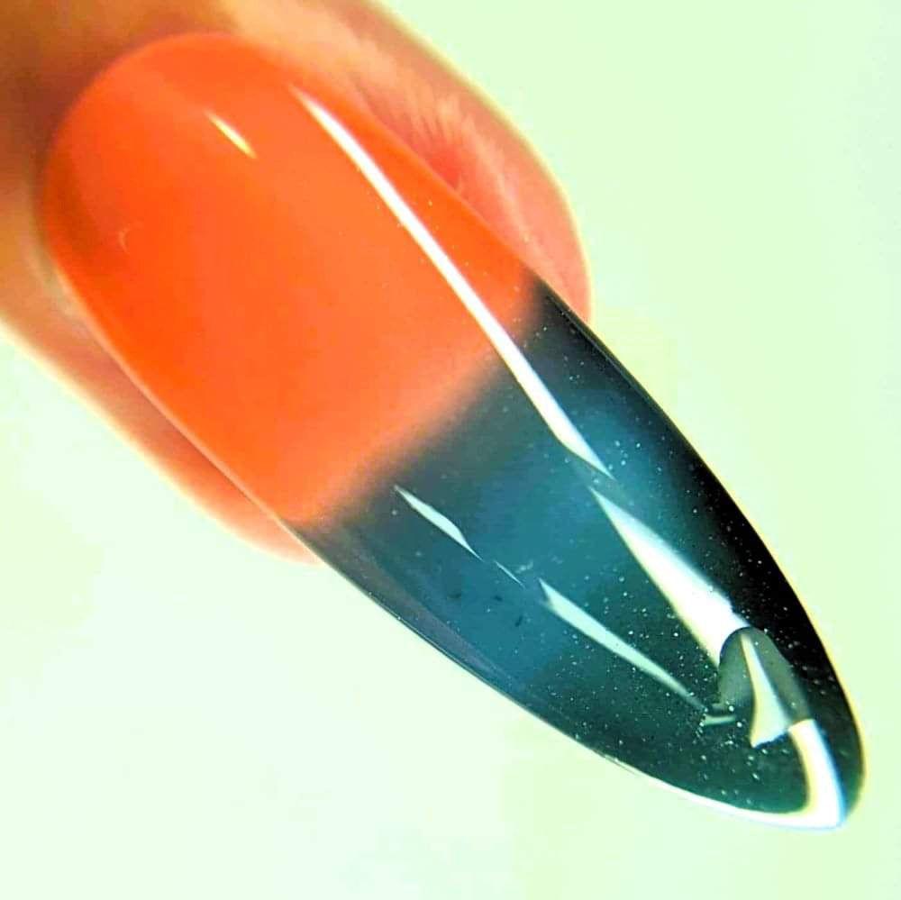 Parrot Polish Galaxy Grove Thermal Nail Polish Green/Blue/Orange