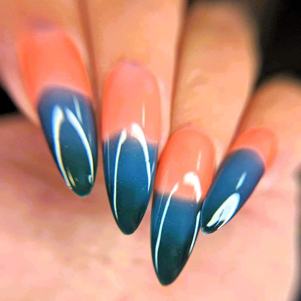 Parrot Polish Galaxy Grove Thermal Nail Polish Green/Blue/Orange
