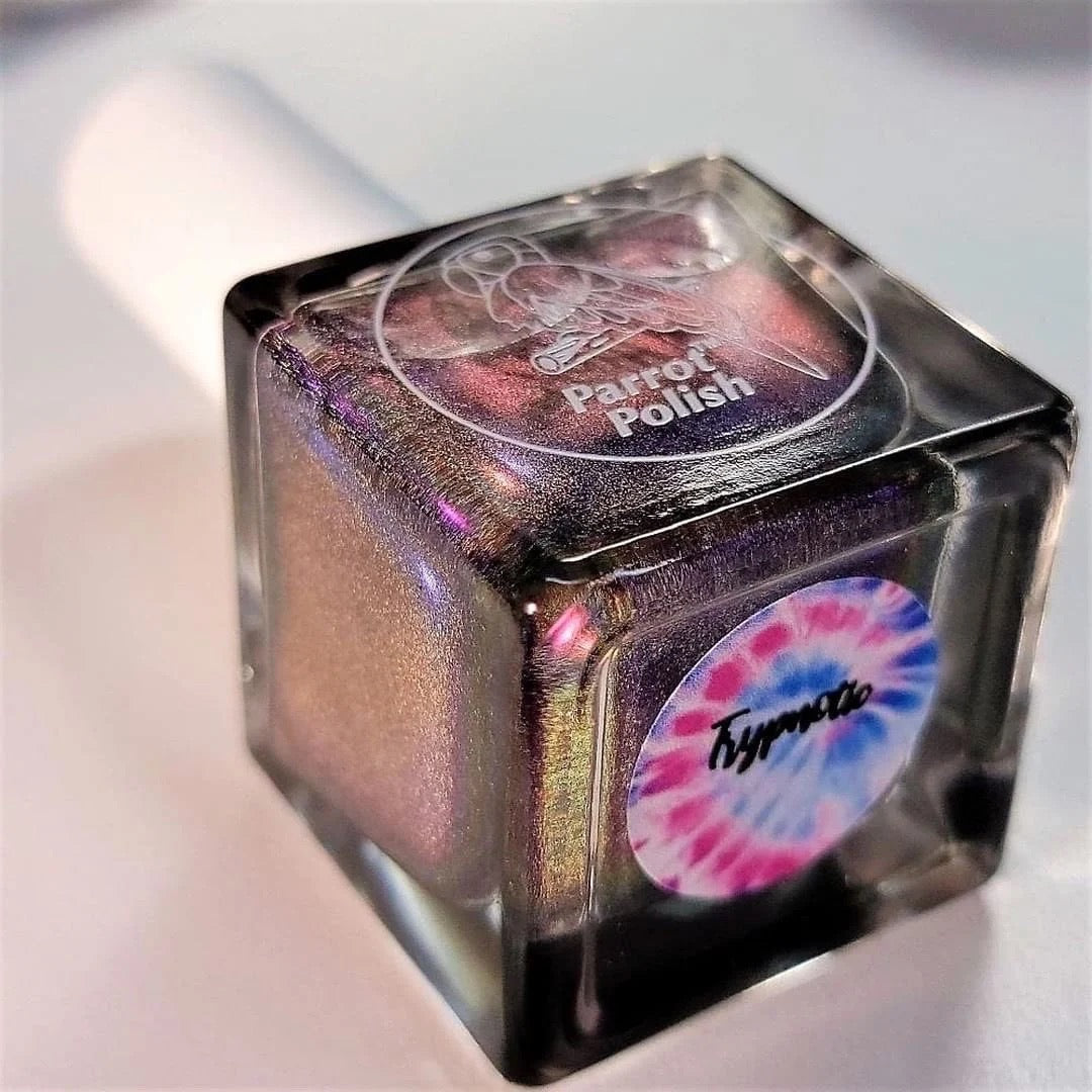 Parrot Polish Trypnotic Ultrachrome Holographic Nail Polish - Purple/Pink/Blue