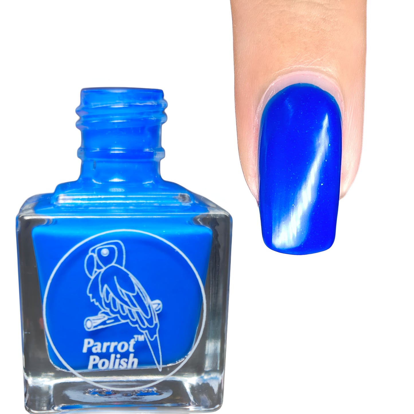 Parrot Polish Baboon Blue Neon Nail Polish