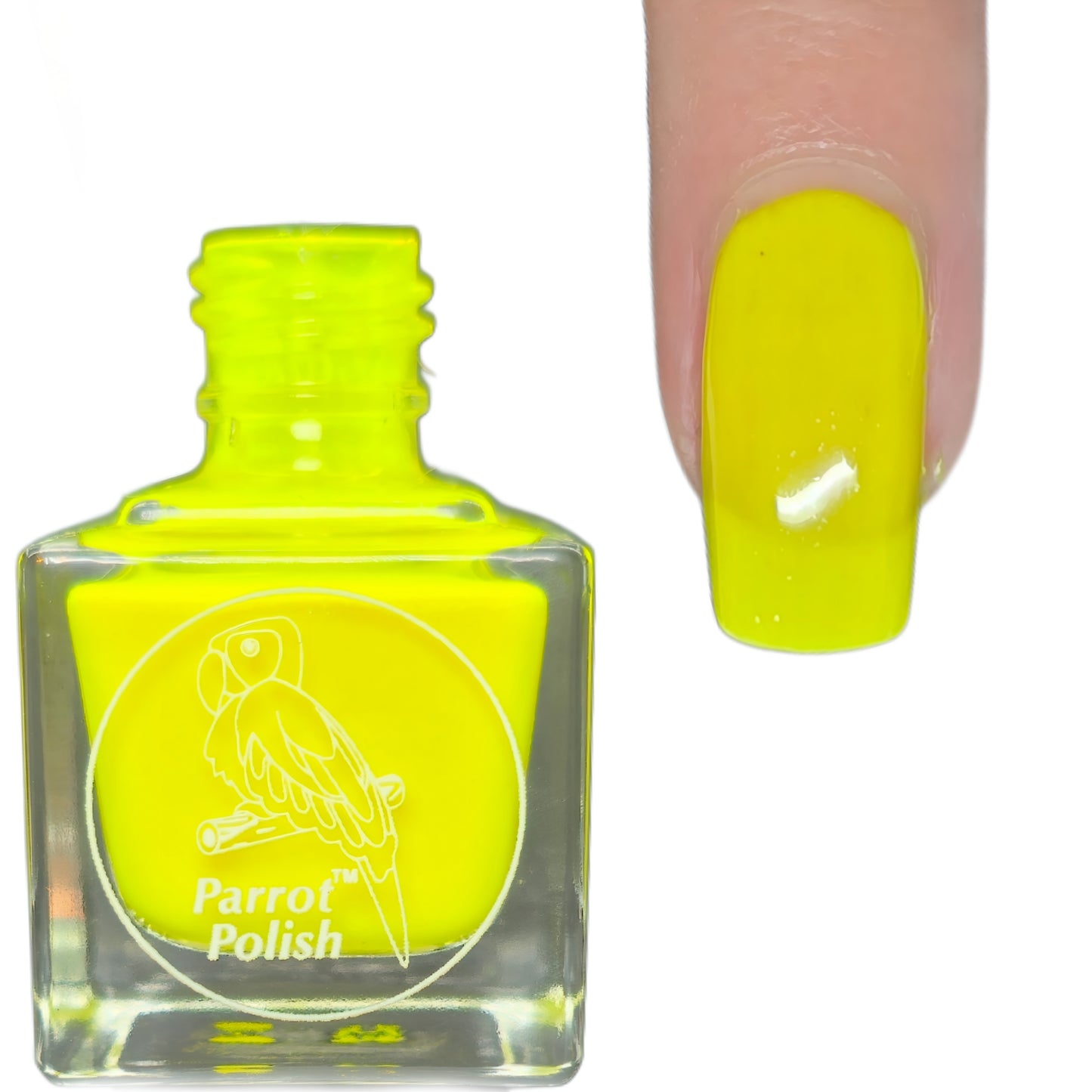 Parrot Polish Pit Viper Yellow Neon Nail Polish