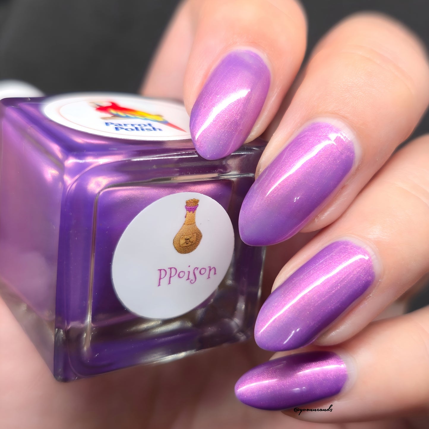Parrot Polish PPoison Shimmer Nail Polish