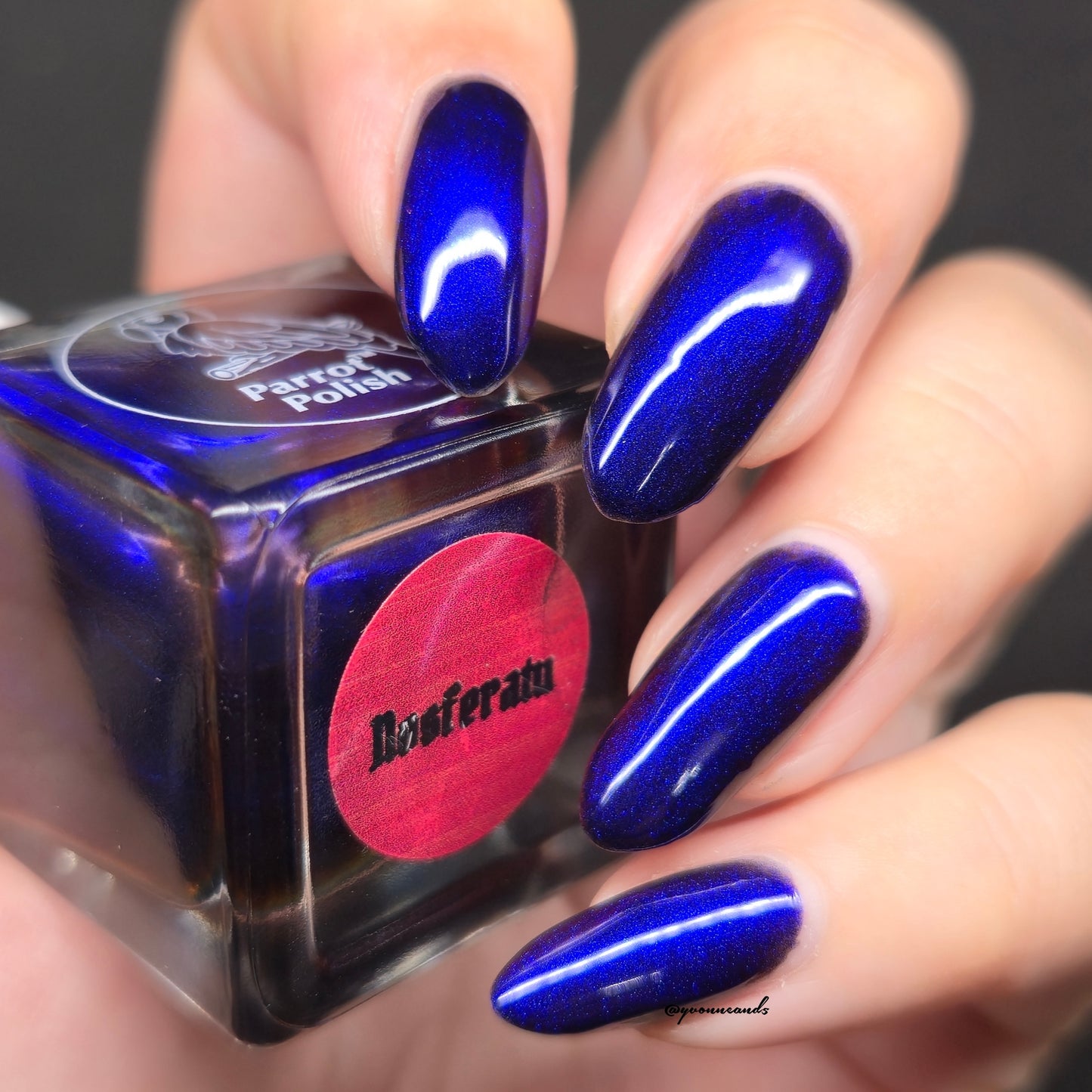 Parrot Polish Nosferatu Multichrome Nail Polish - Blue/Black