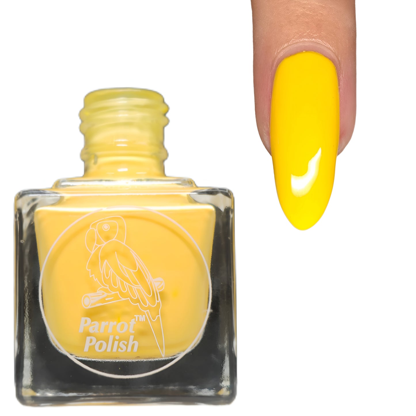 Parrot Polish Mango Cream Neon Pastel Orange Nail Polish