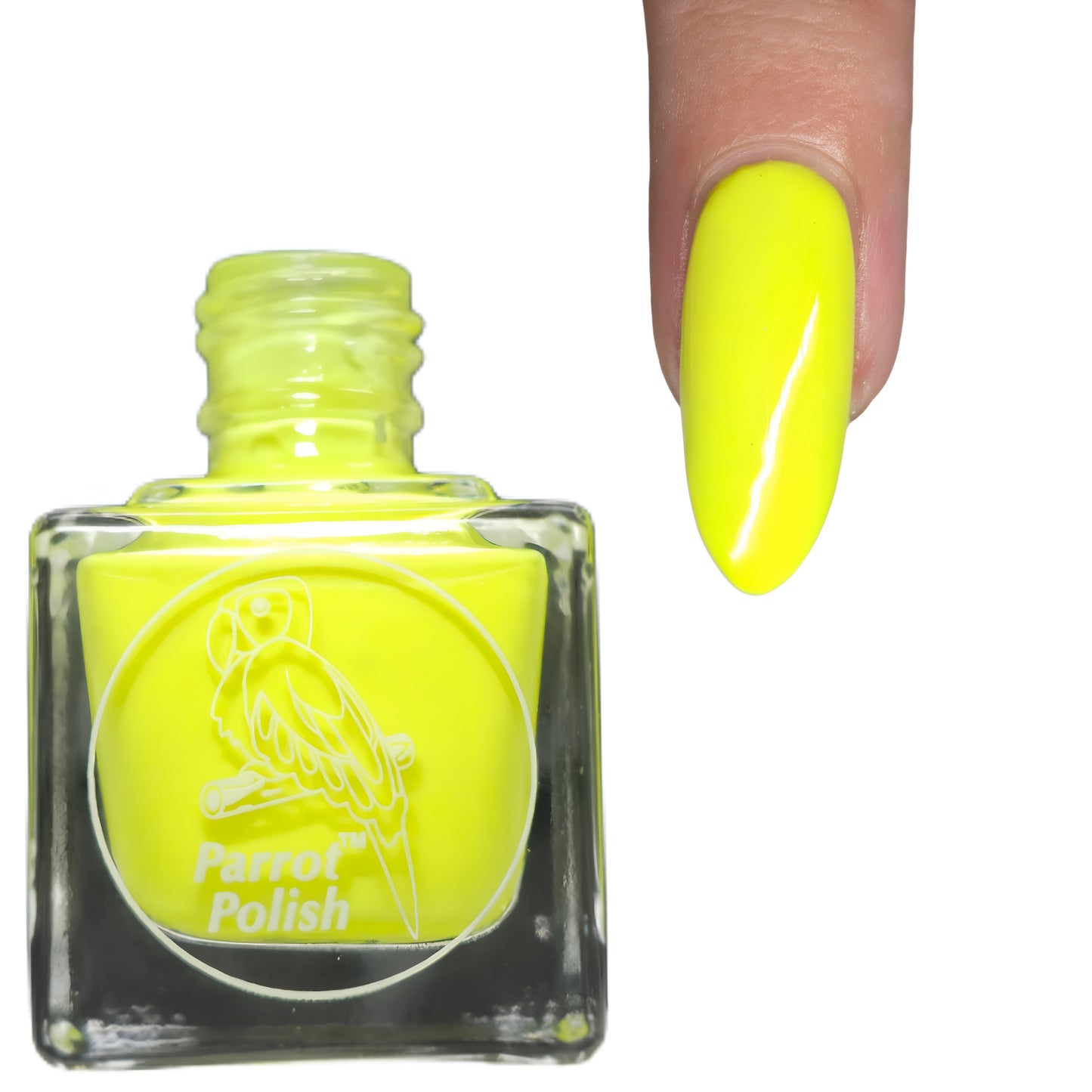 Parrot Polish Jelly Lemon Neon Pastel Yellow Nail Polish