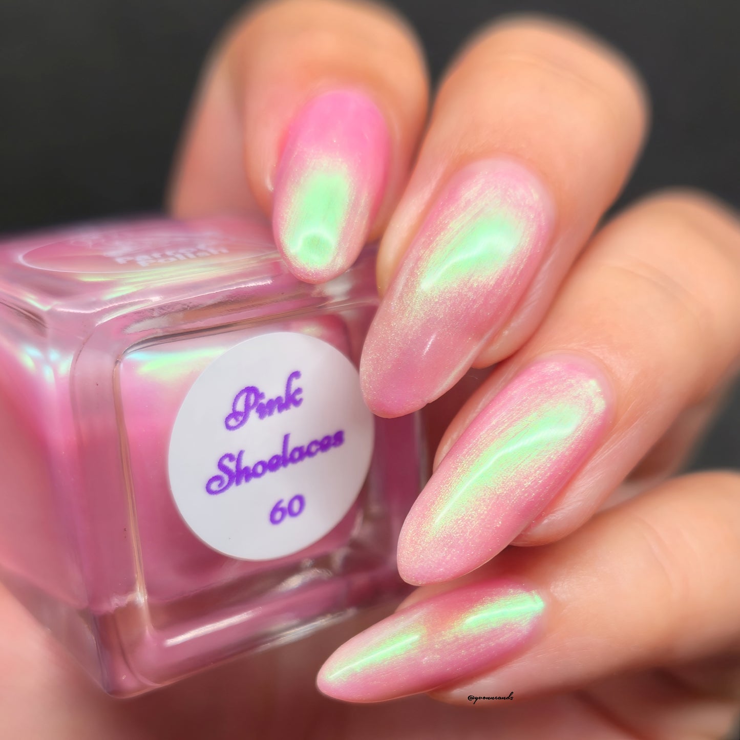 Parrot Polish 60s Shimmer Collection Nail Lacquer Pink/Green/Blue/Yellow/Orange