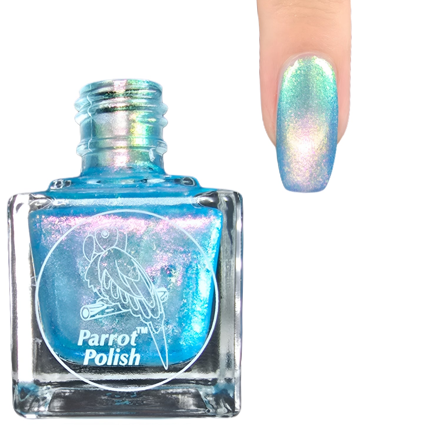 Parrot Polish "lorelai" Multichrome Baby Mermaid Pink/Gold/Blue