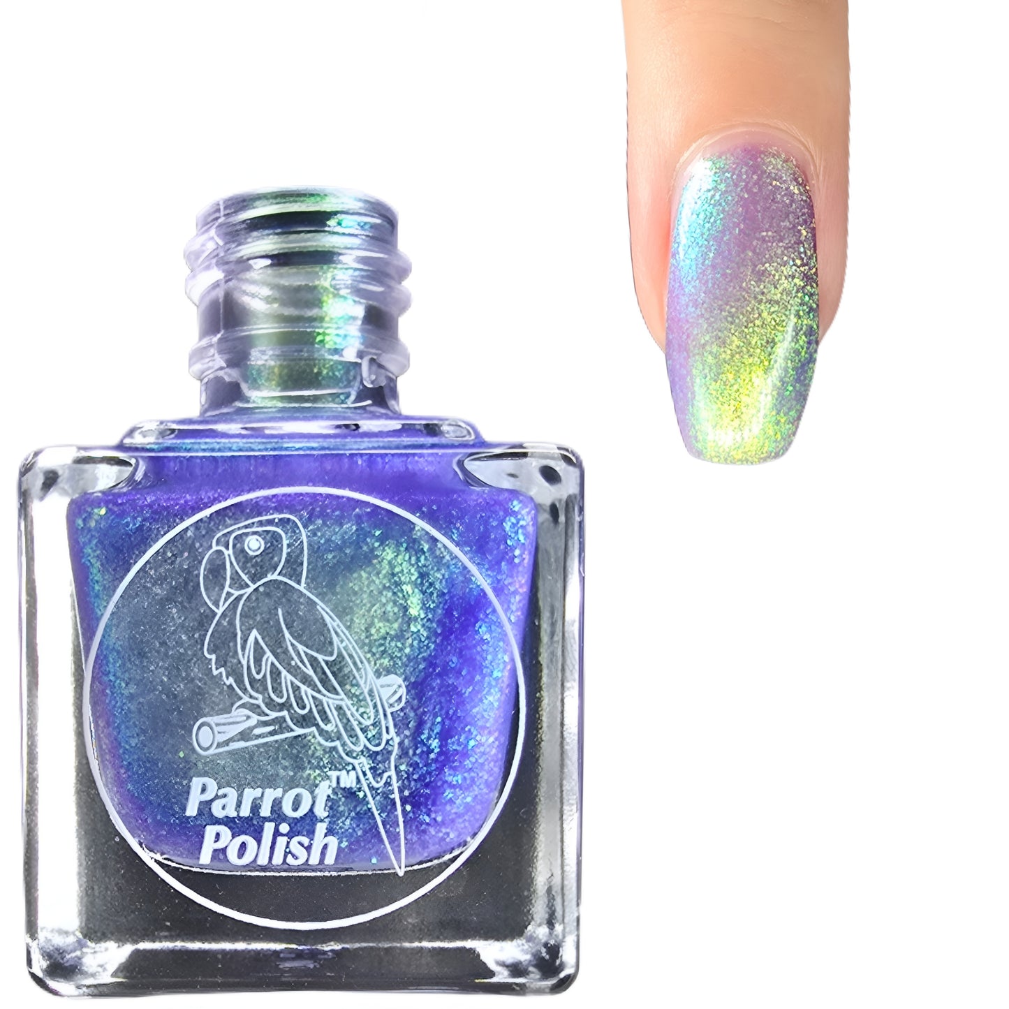 Parrot Polish "Nixie" Multichrome Baby Mermaid Pink/Green/Blue