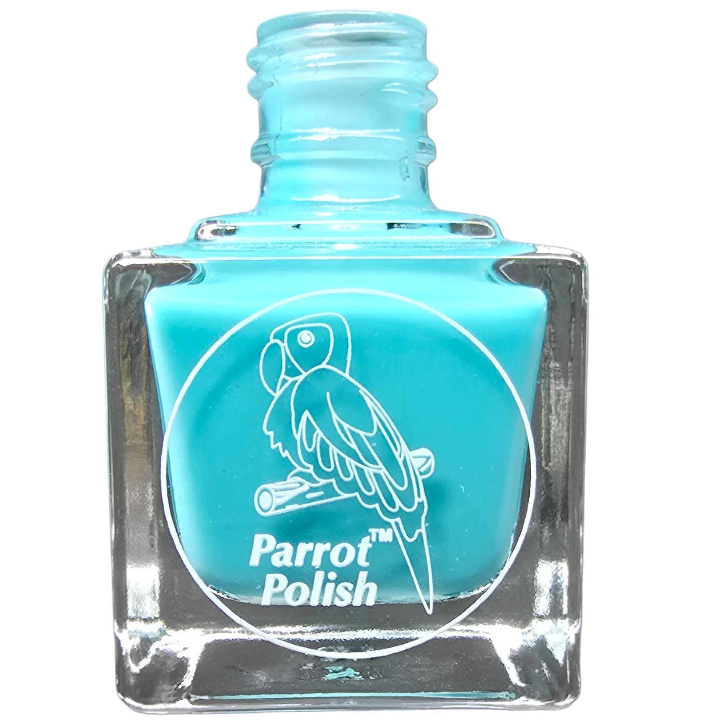 Parrot Polish Blue Daisy Solar Nail Polish - Light Blue-green/Dark Blue