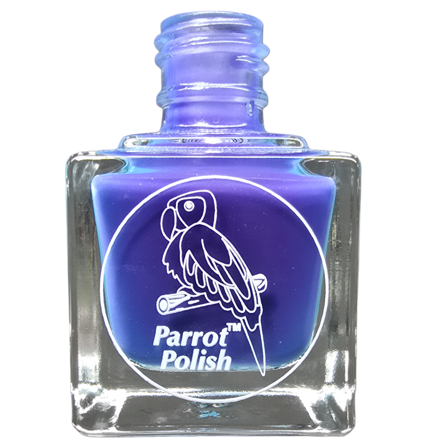 Parrot Polish Blue Daisy Solar Nail Polish - Light Blue-green/Dark Blue