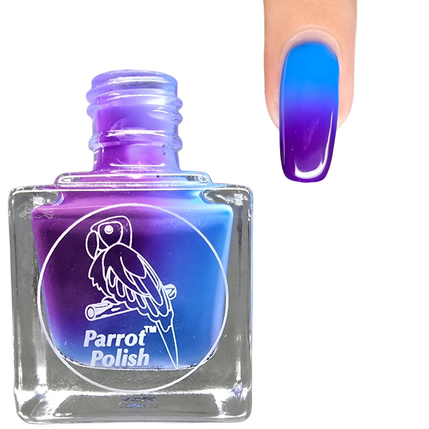 Parrot Polish Blurple Sky Solar Nail Polish - Blue/Purple