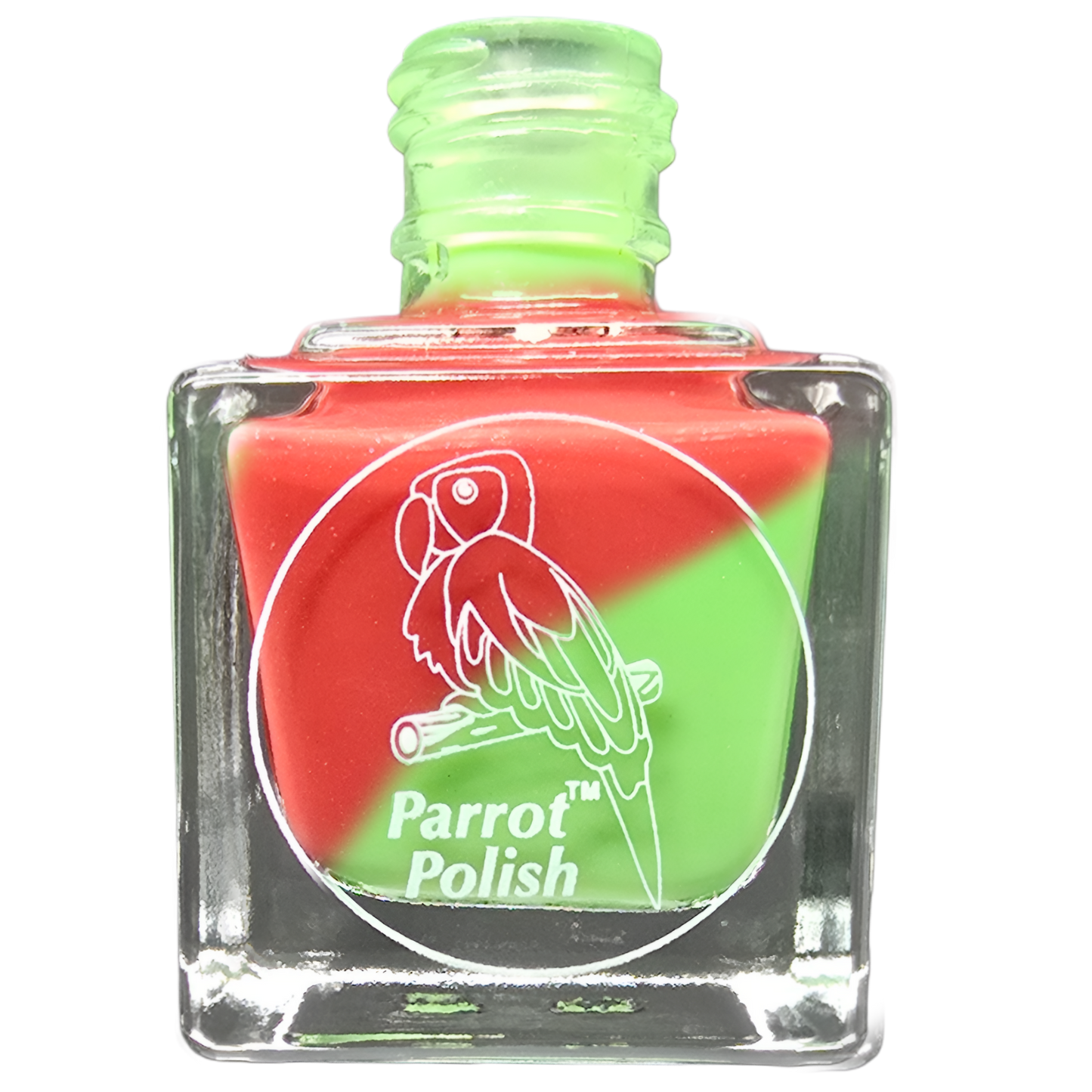 Parrot Polish Area 51 Color Changing Thermal Nail Lacquer - Red/Lime