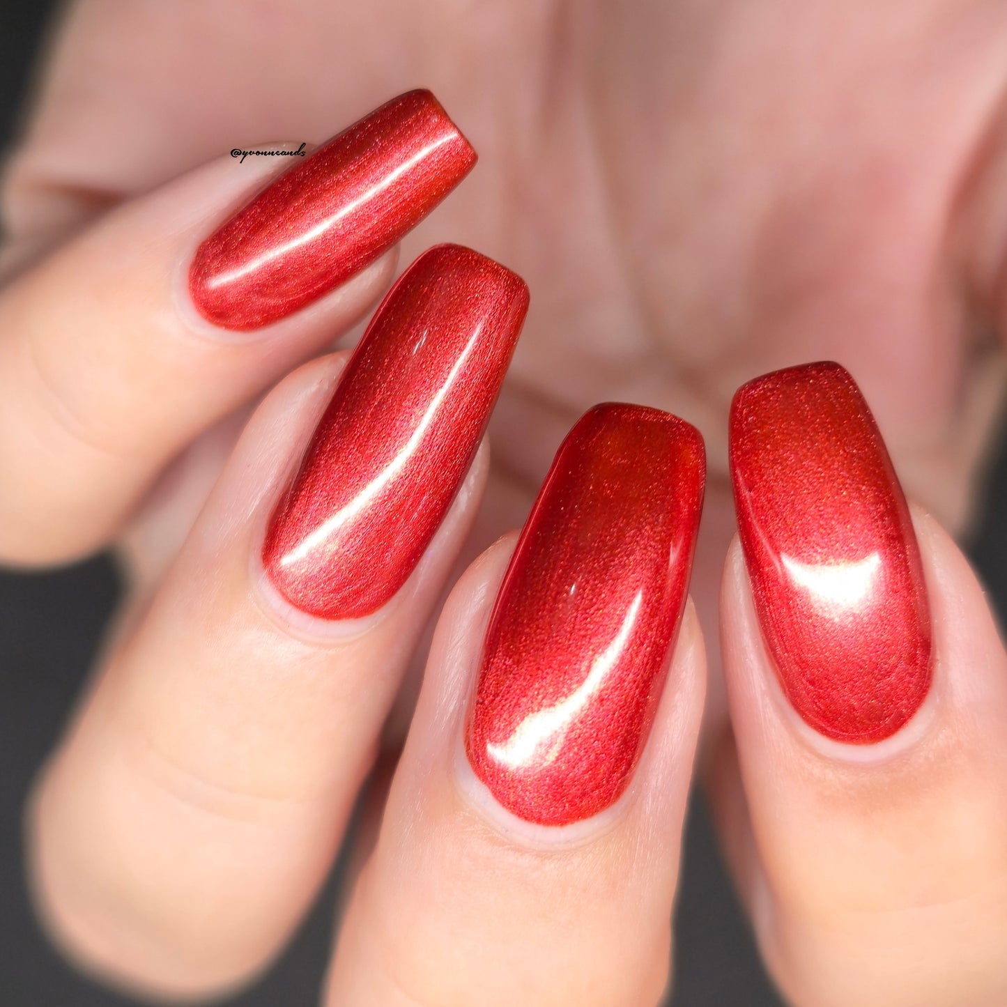 Parrot Polish Wine by the Mantle Shimmer Nail Lacquer Wine/Red