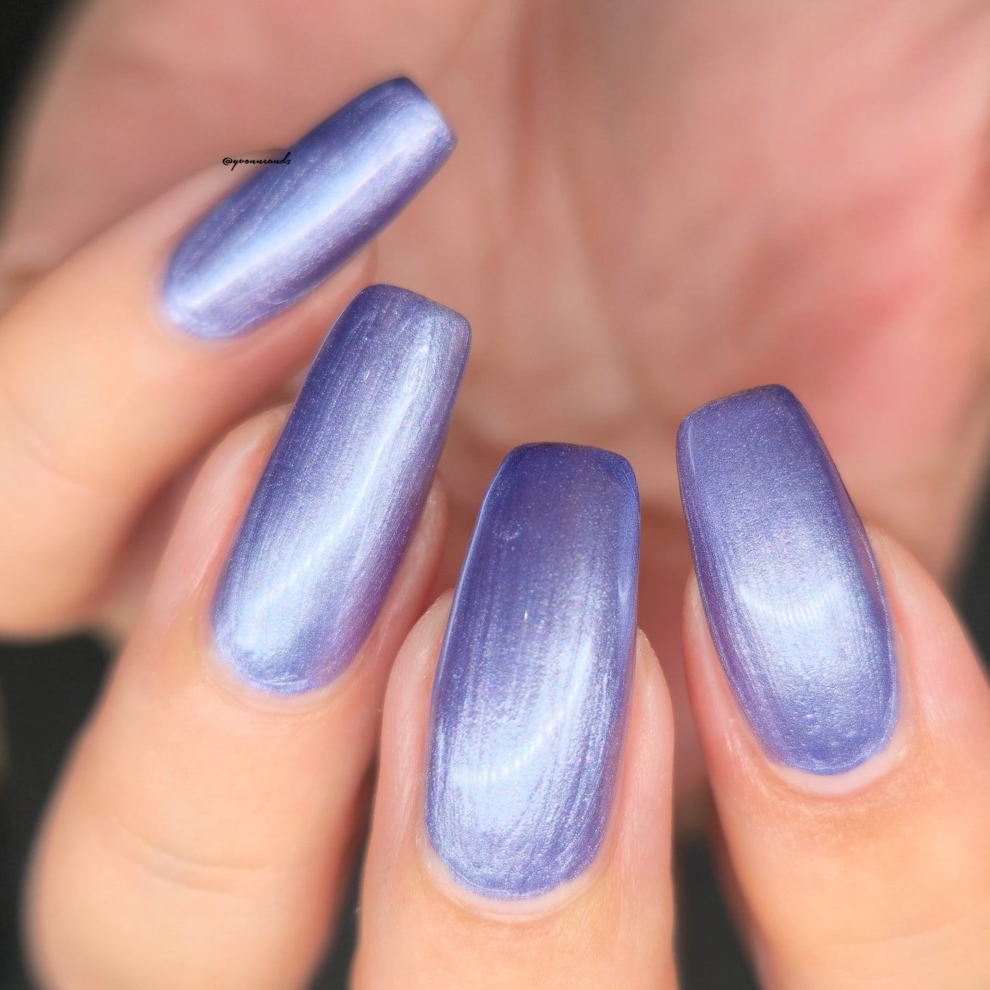 Parrot Polish Montana Moon Shimmer Nail lacquer  Purple/ Gray