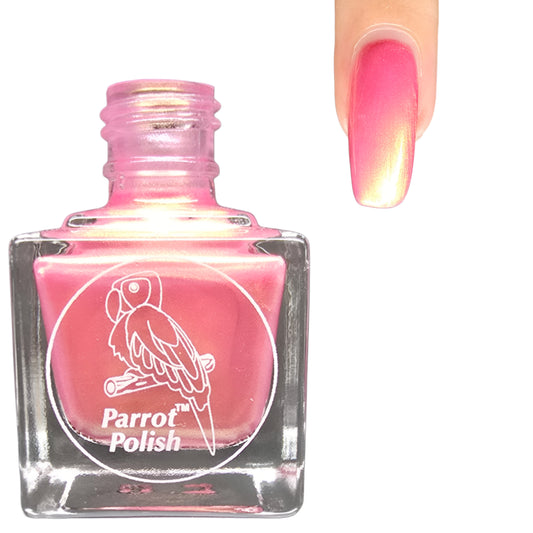 Parrot Polish Idaho Falls Shimmer Nail lacquer  Copper/ Orange