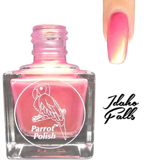 Parrot Polish Idaho Falls Shimmer Nail lacquer Copper/ Orange