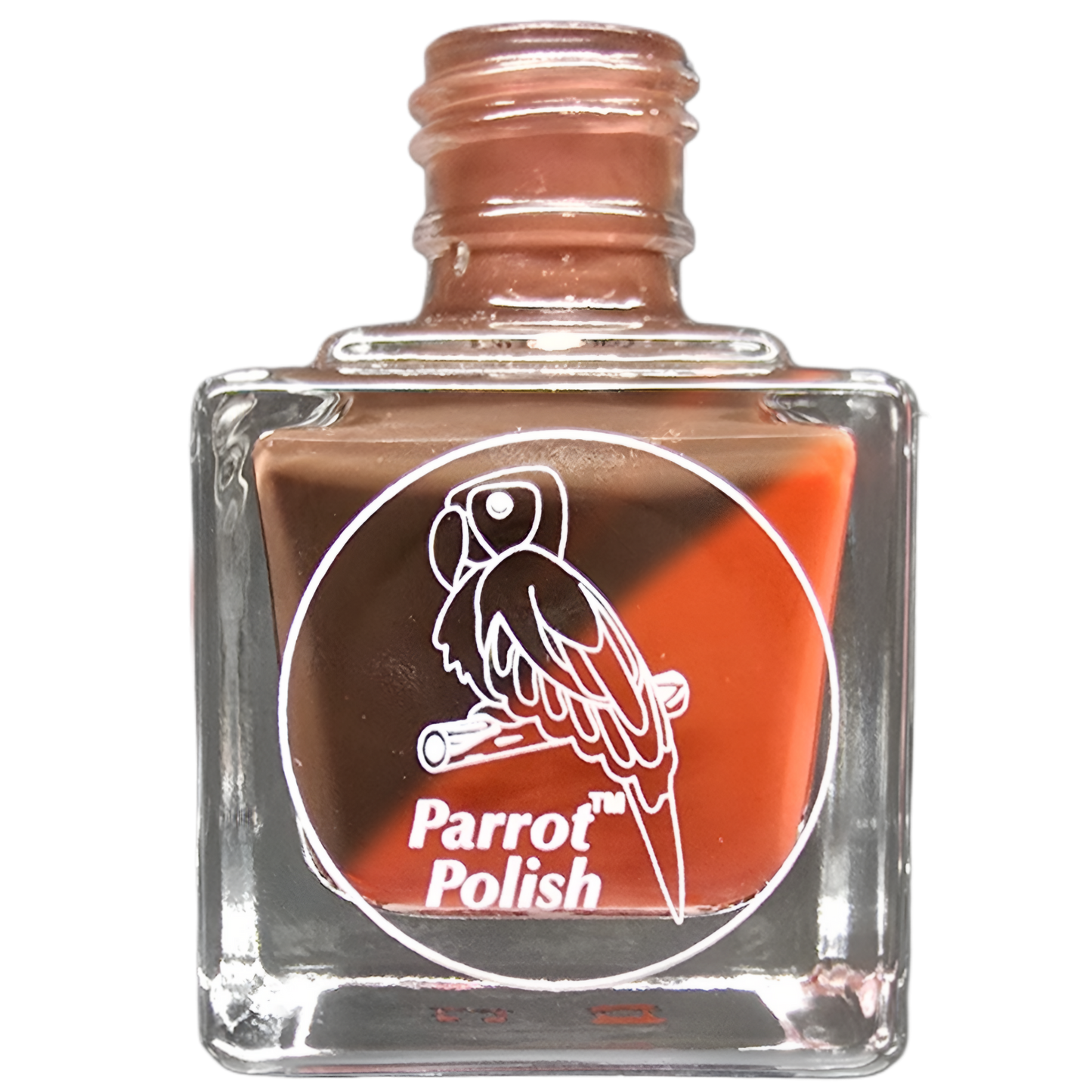 Parrot Polish Chocolate Cosmos Thermal Nail Lacquer Brown/ Red