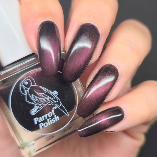 Parrot Polish Versatile Lady Magnetic Nail Polish - Red/Brown