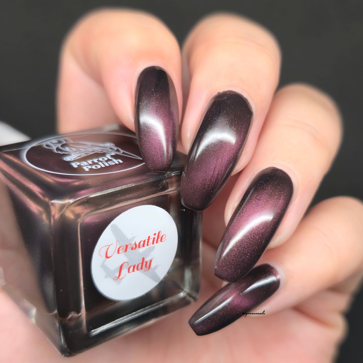 Parrot Polish Versatile Lady Magnetic Nail Polish - Red/Brown