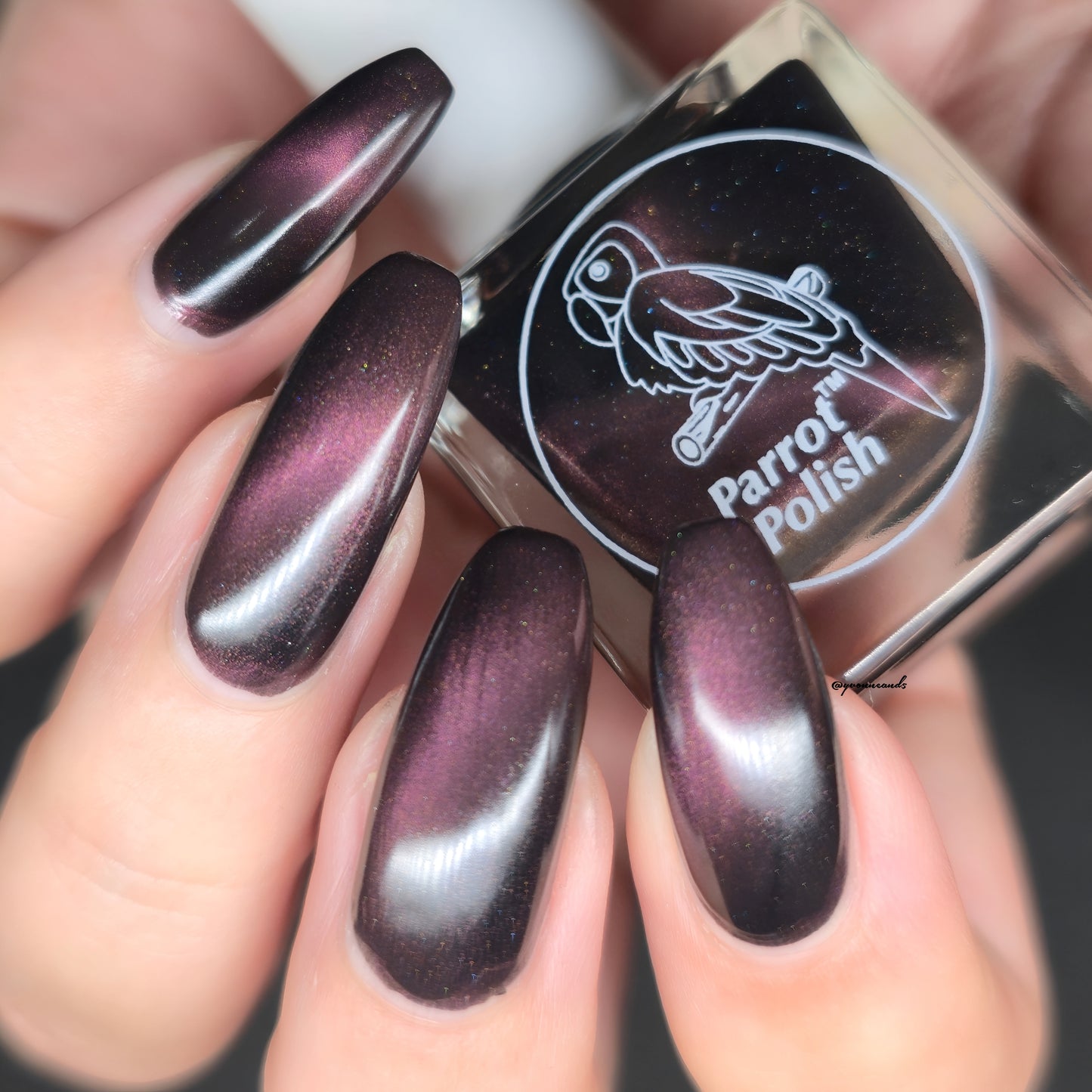 Parrot Polish Versatile Lady Magnetic Nail Polish - Red/Brown