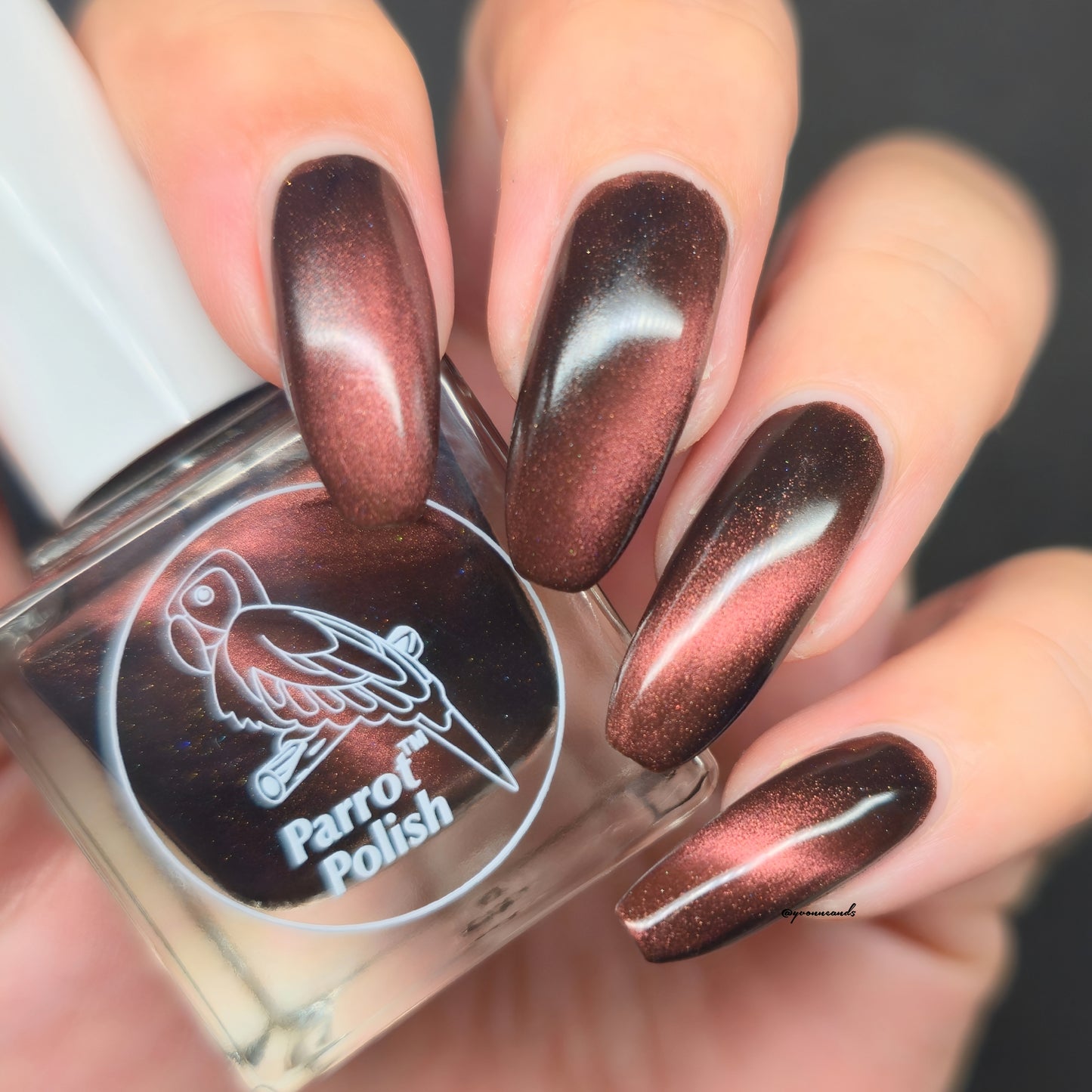 Parrot Polish Liberty Belle Magnetic Nail Polish - Brown