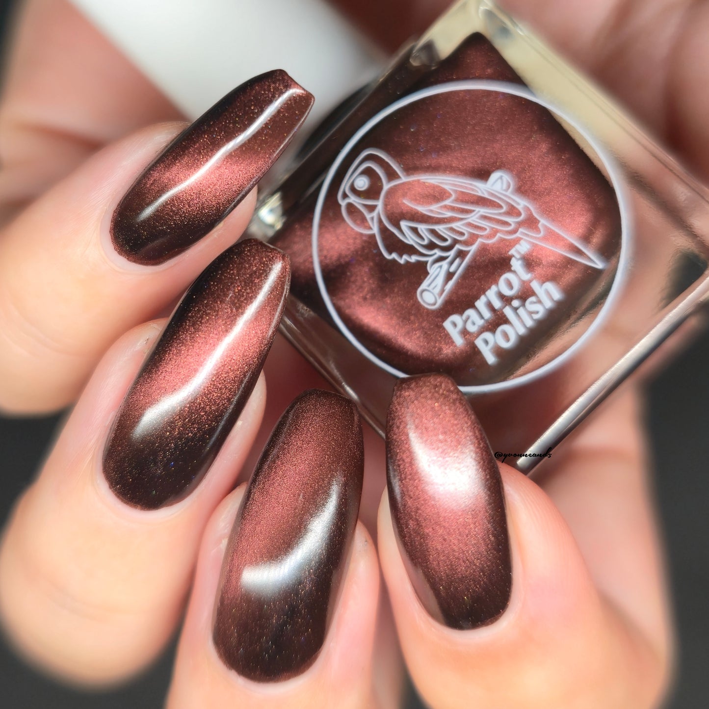 Parrot Polish Liberty Belle Magnetic Nail Polish - Brown