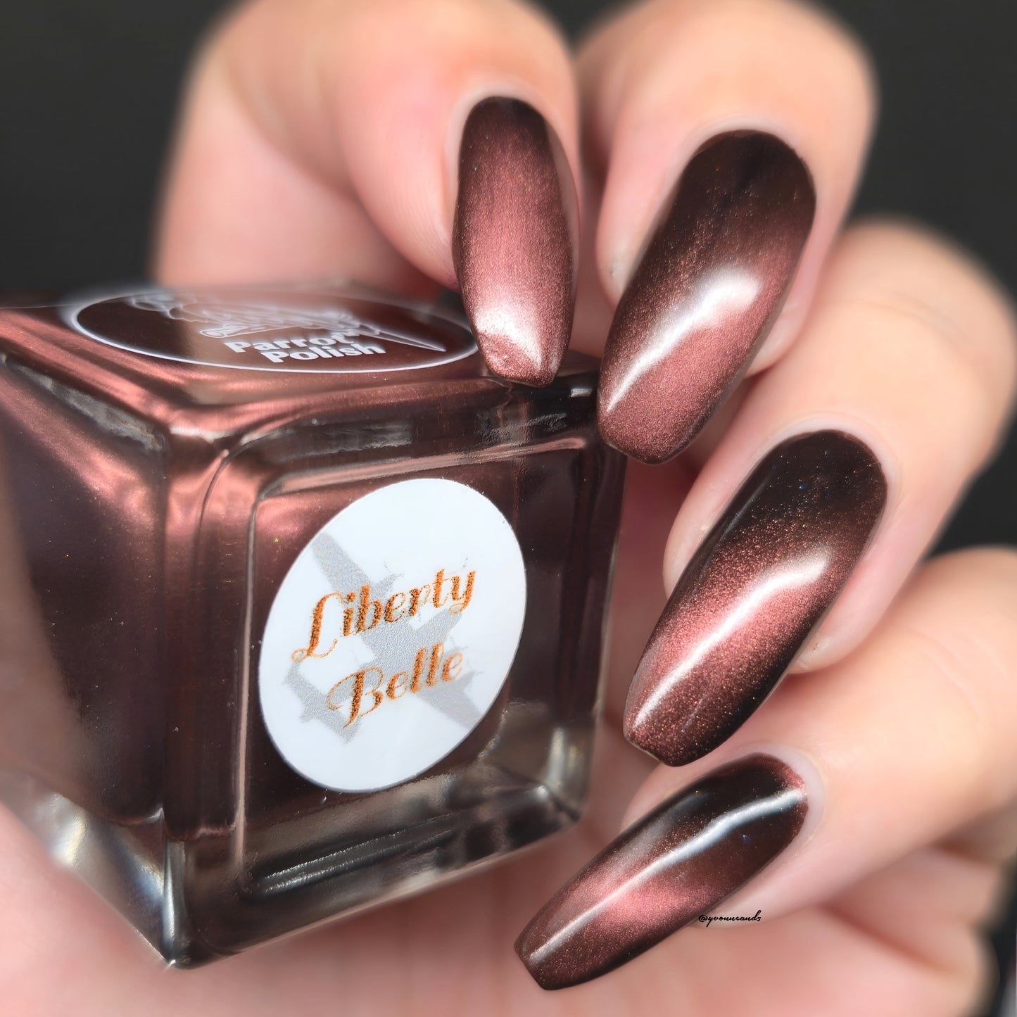 Parrot Polish Liberty Belle Magnetic Nail Polish - Brown
