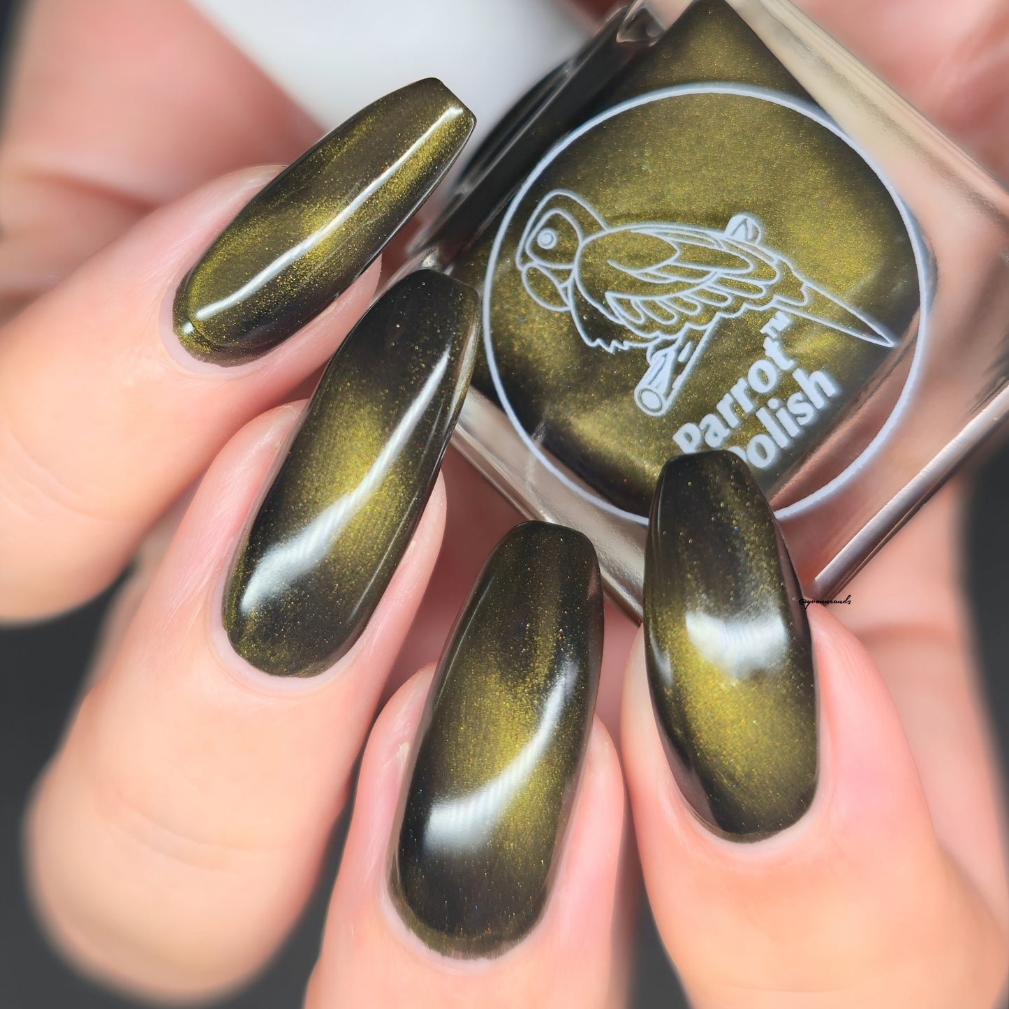 Parrot Polish Enola Gay Magnetic Nail Polish - Gold