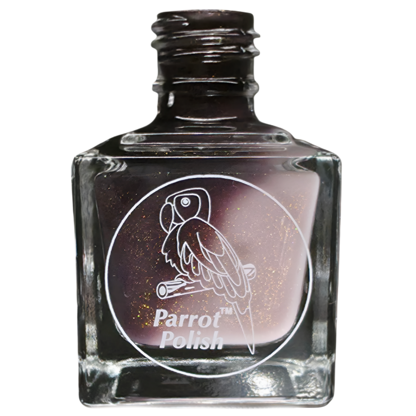 Parrot Polish Darkest Before the Light Color Changing Thermal Nail Lacquer - Black/Grey