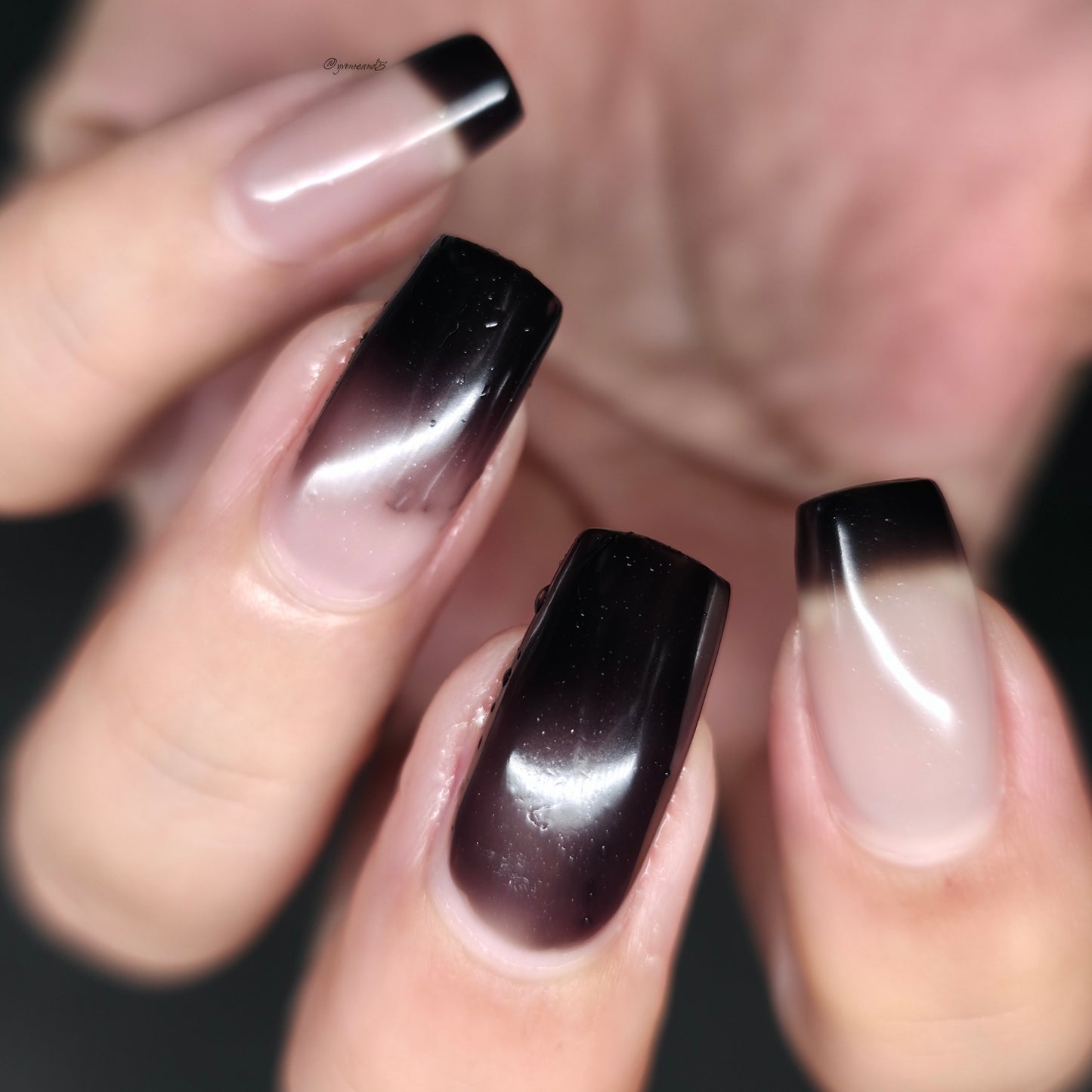 Parrot Polish Black Magic Color Changing Thermal Nail Lacquer - Black/Grey
