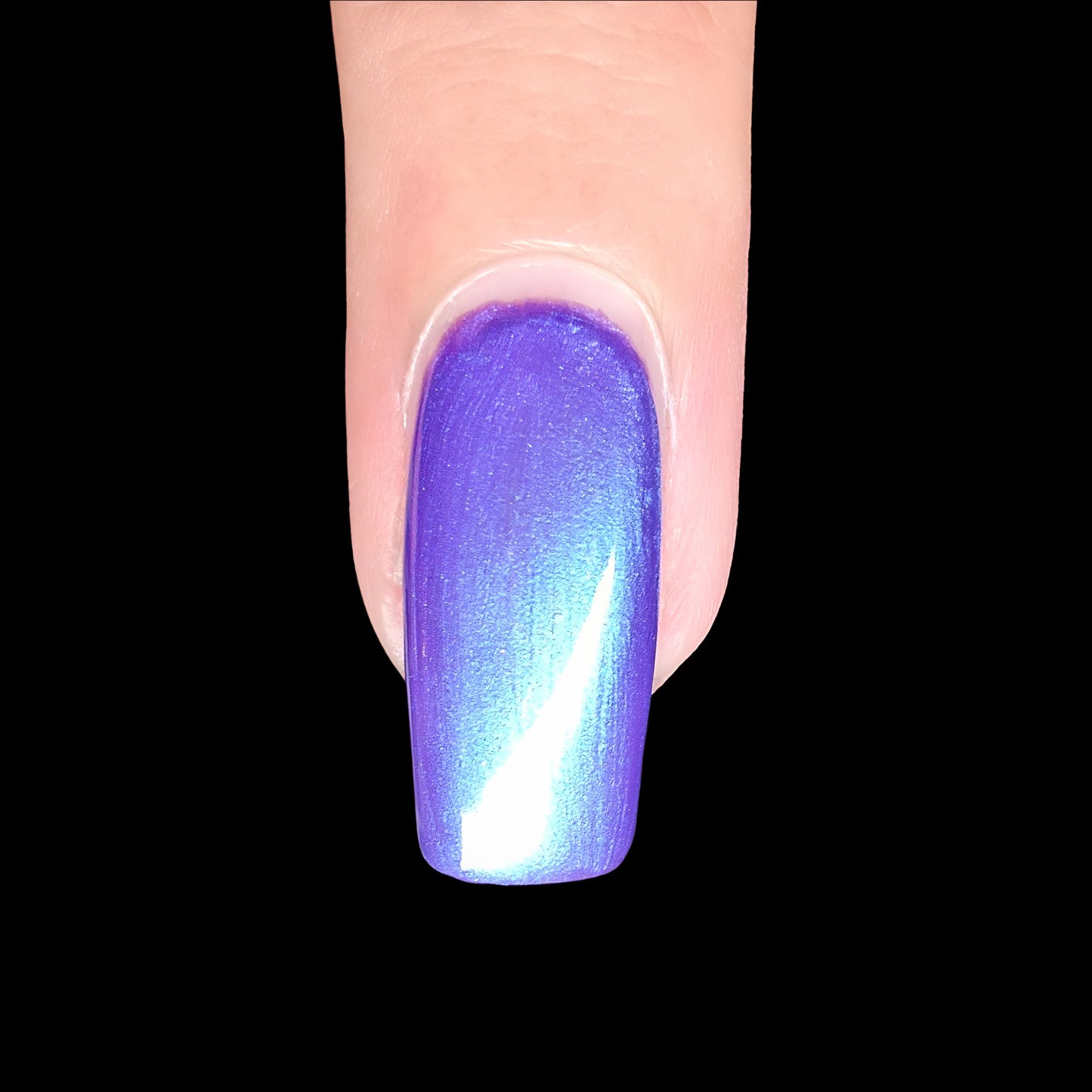 Parrot Polish Mountain Laurel Mutilchrome Shimmer Nail Lacquer Purple Blue