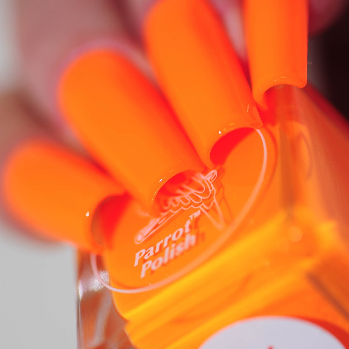 Parrot Polish Orangutan Orange Neon Nail Polish