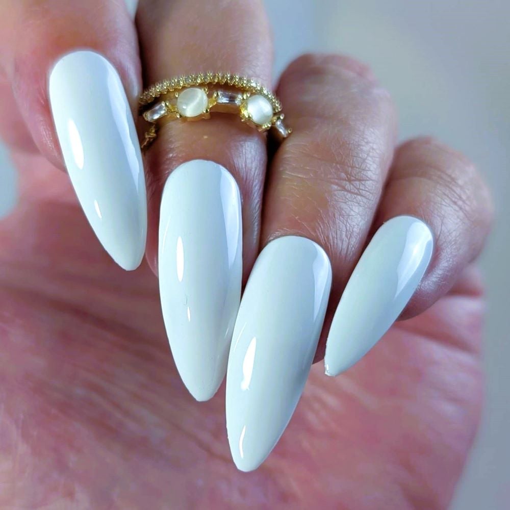 Parrot Polish Anne Marie Island Opaque White Nail Polish
