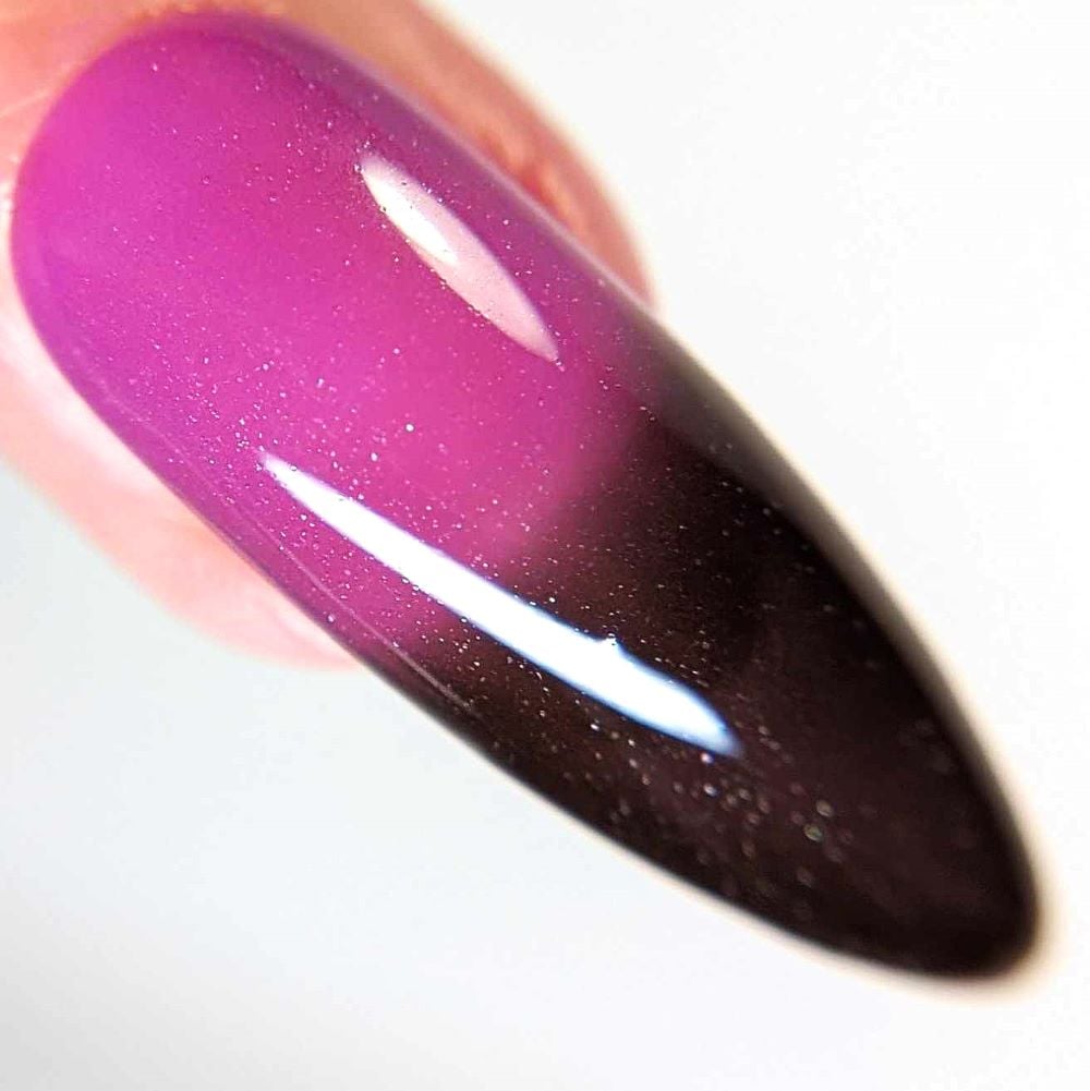 Parrot Polish Moo Juice Thermal Nail Polish - Black/Purple/Pink