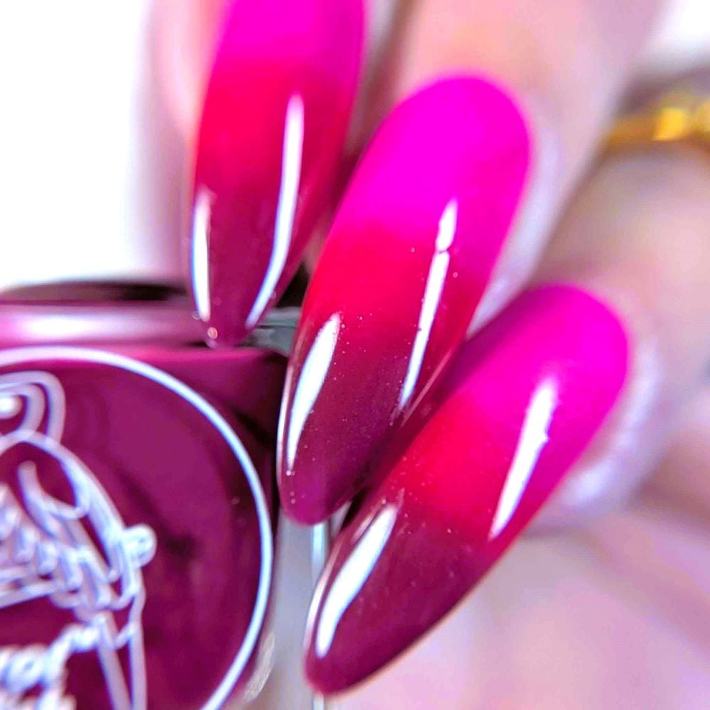Parrot Polish Sangria Thermal Nail Polish - Purple/Red/Pink