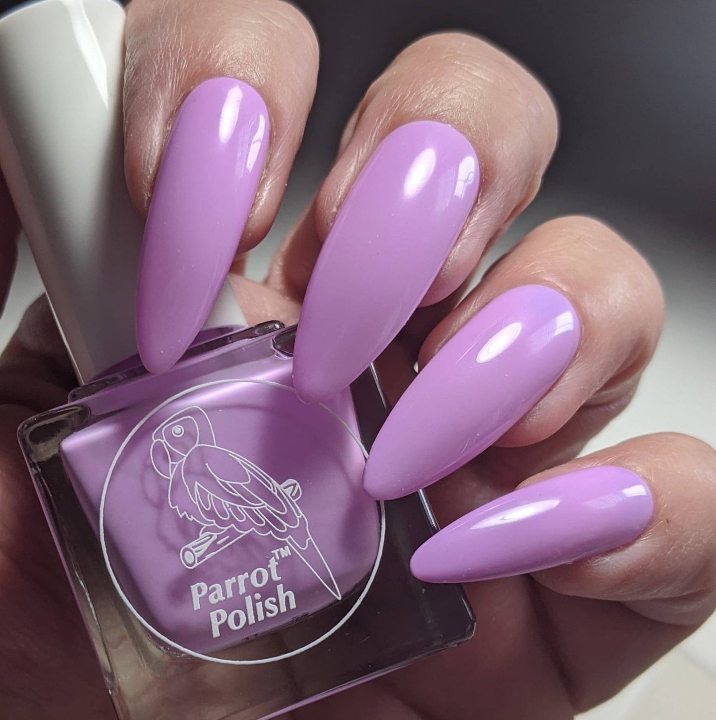 Parrot Polish Honey Lavender Neon Pastel Purple Nail Polish