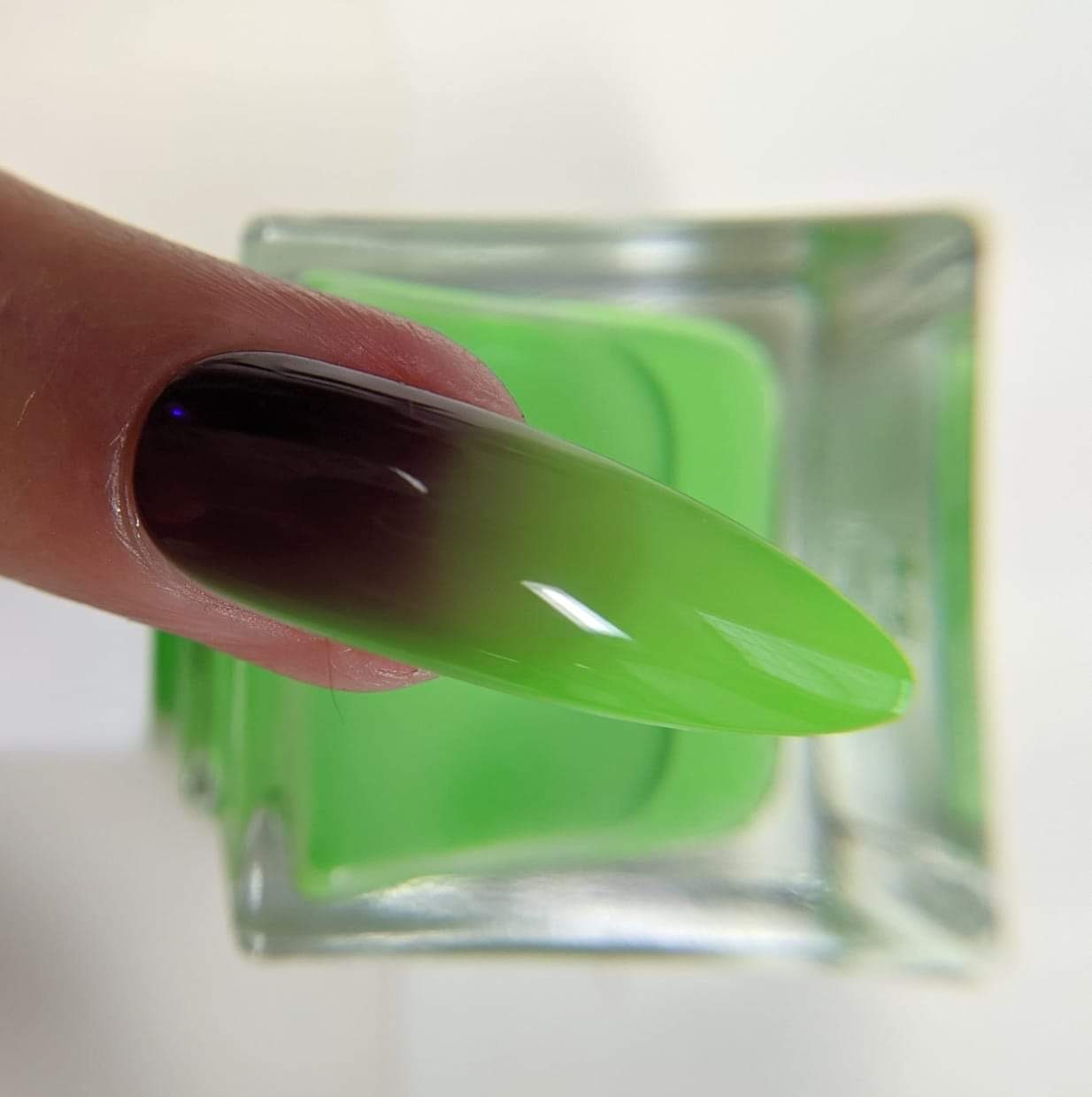 Parrot Polish Limes & Grapes Color Changing Solar Nail Lacquer - Green/Brownish Purple