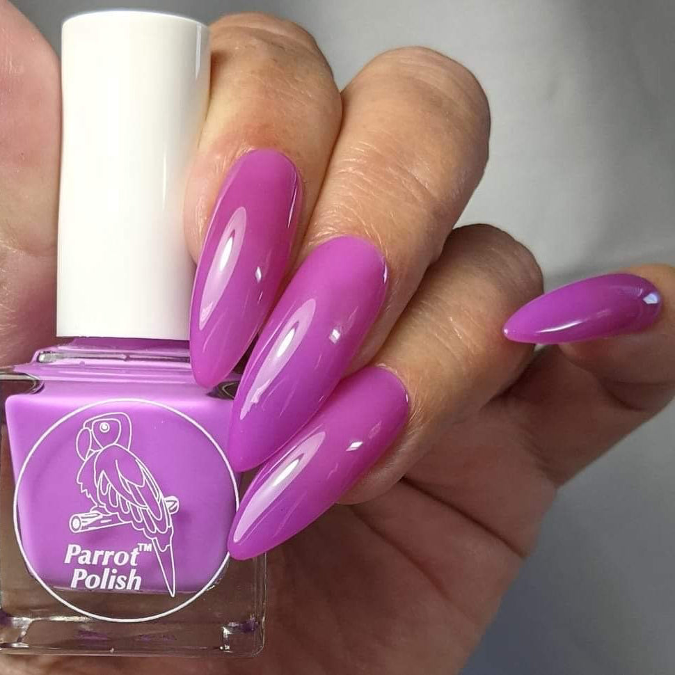 Parrot Polish Twisted Tulips Solar Nail Polish - Light Purple/Pink