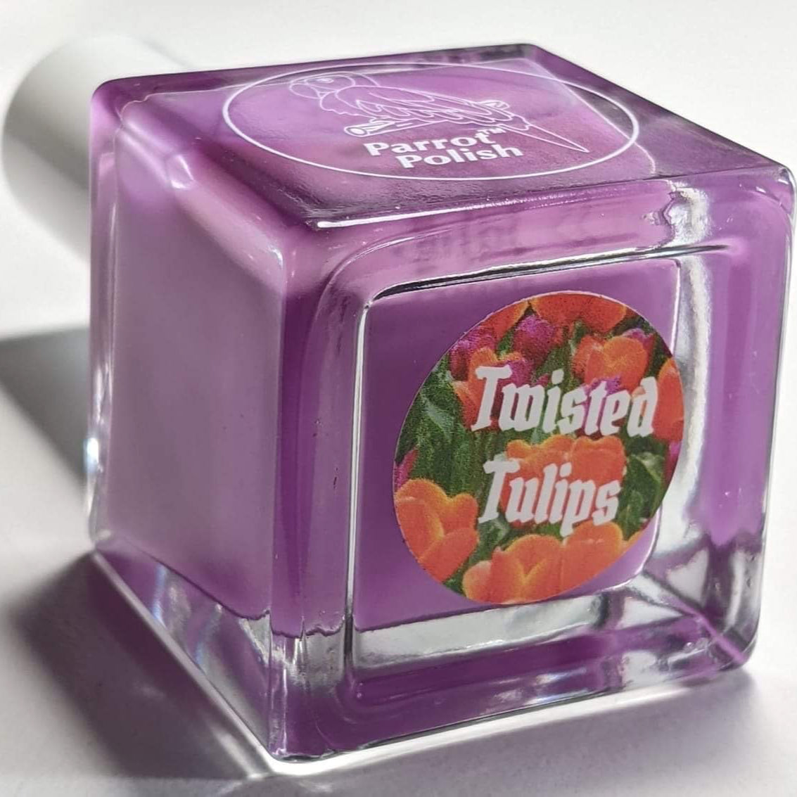 Parrot Polish Twisted Tulips Solar Nail Polish - Light Purple/Pink