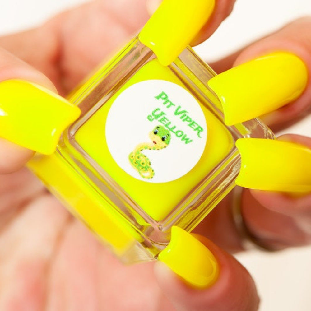 Parrot Polish Pit Viper Yellow Neon Nail Polish