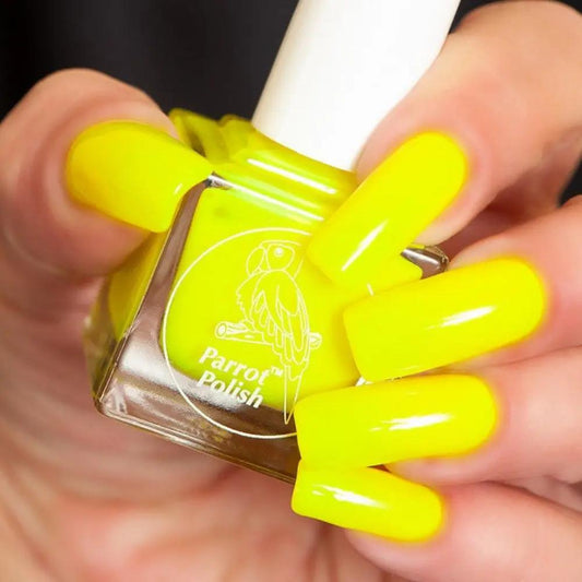 Parrot Polish Pit Viper Yellow Neon Nail Polish