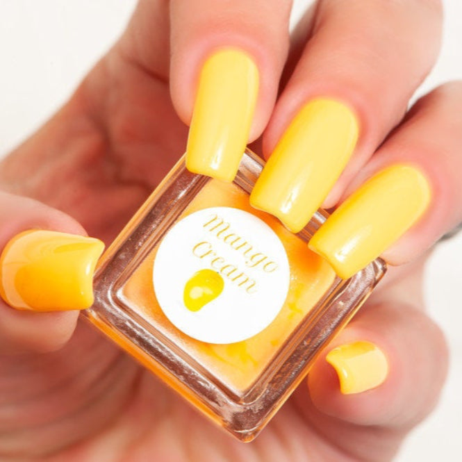 Parrot Polish Mango Cream Neon Pastel Orange Nail Polish