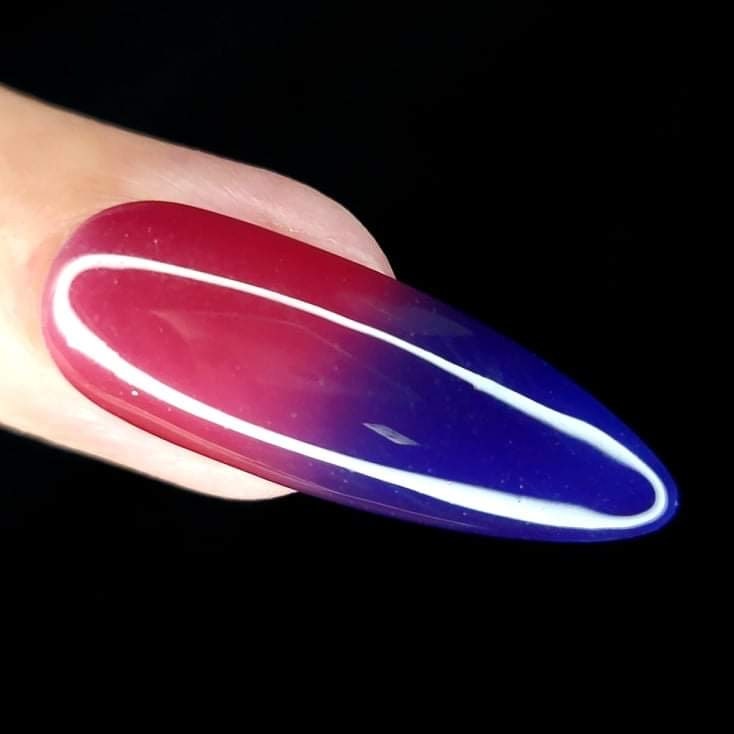 Parrot Polish Love in the Fields Color Changing Thermal Nail Lacquer - Blue/Red