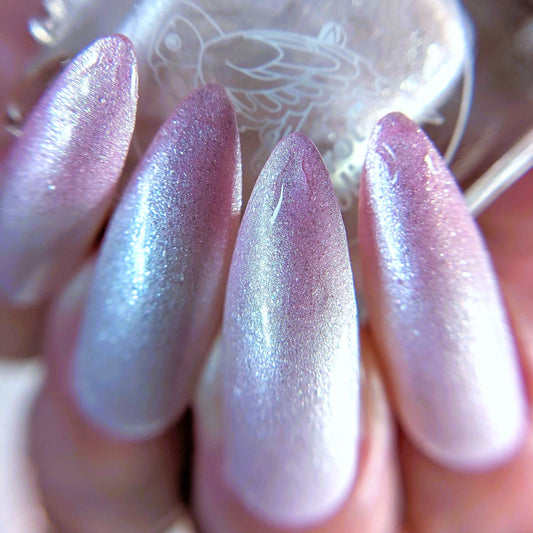 Parrot Polish Frosty Holidays Thermal Color Changing Nail Lacquer White Pink Winter