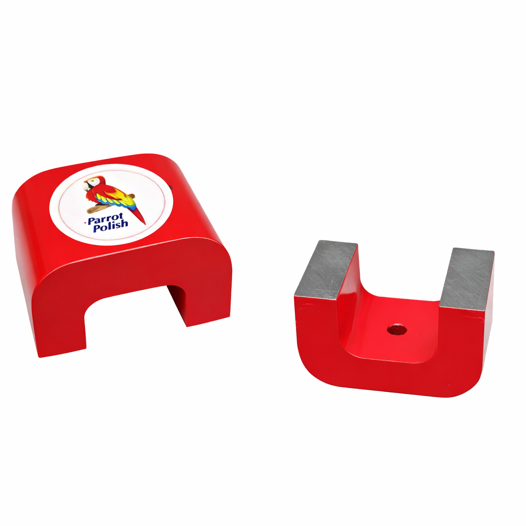 Parrot Polish Horse Shoe Magnet 30 Lb Pull Red Magnetic Nail Lacquer