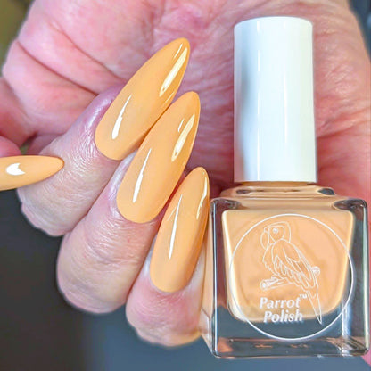 Parrot Polish Sunset Sands Solar Color Changing Nail Lacquer - Peach/Purple 0.5 Fl oz