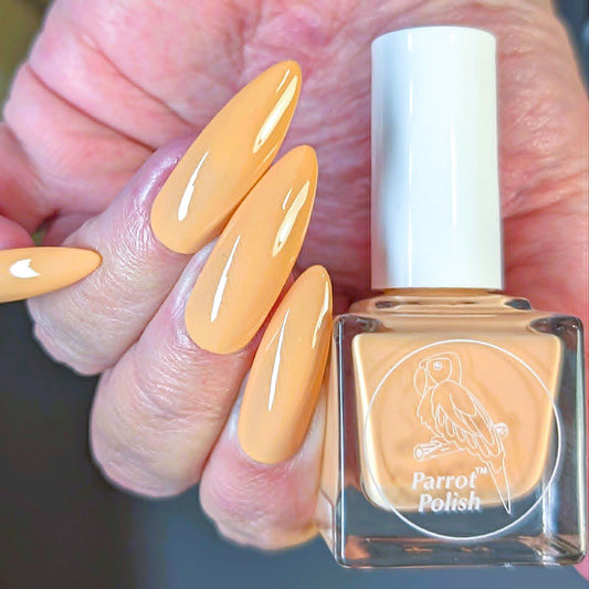 Parrot Polish Sunset Sands Solar Color Changing Nail Lacquer - Peach/Purple 0.5 Fl oz
